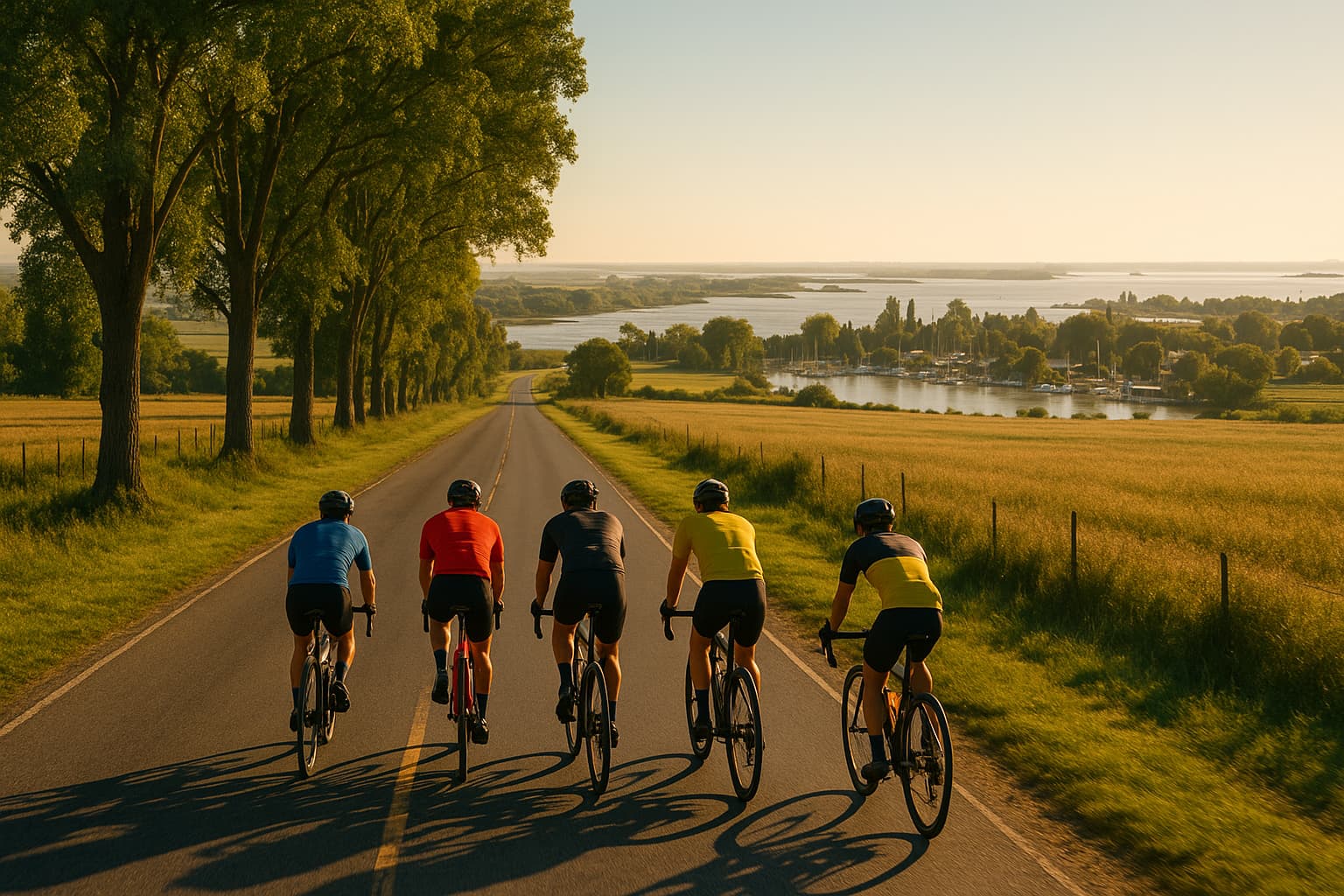 Salida al Paraná de las Palmas: la ruta que enamora a los ciclistas