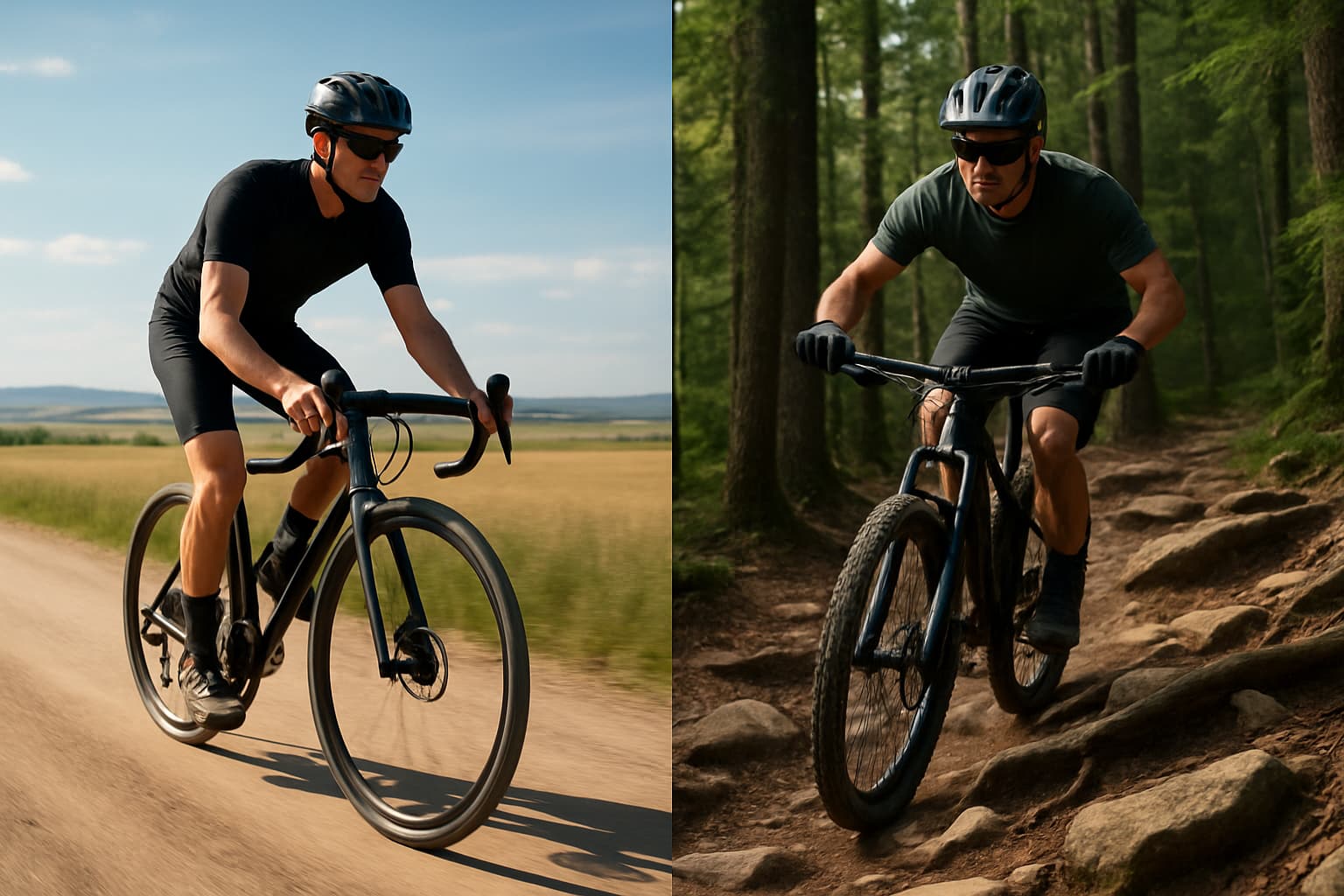 Cuándo salir con bici de gravel y cuándo salir con bici MTB